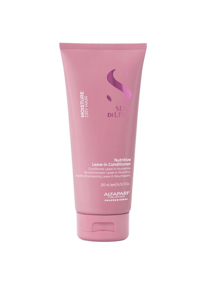 Alfaparf Milano Semi Di Lino Moisture Nutritive Low Shampoo - Sulfate Free Shampoo for Color Treated Hair - Moisturizing Hair Shampoo for Dry Hair - Paraben & Paraffin-Free (1000 ml / 33.8 oz)