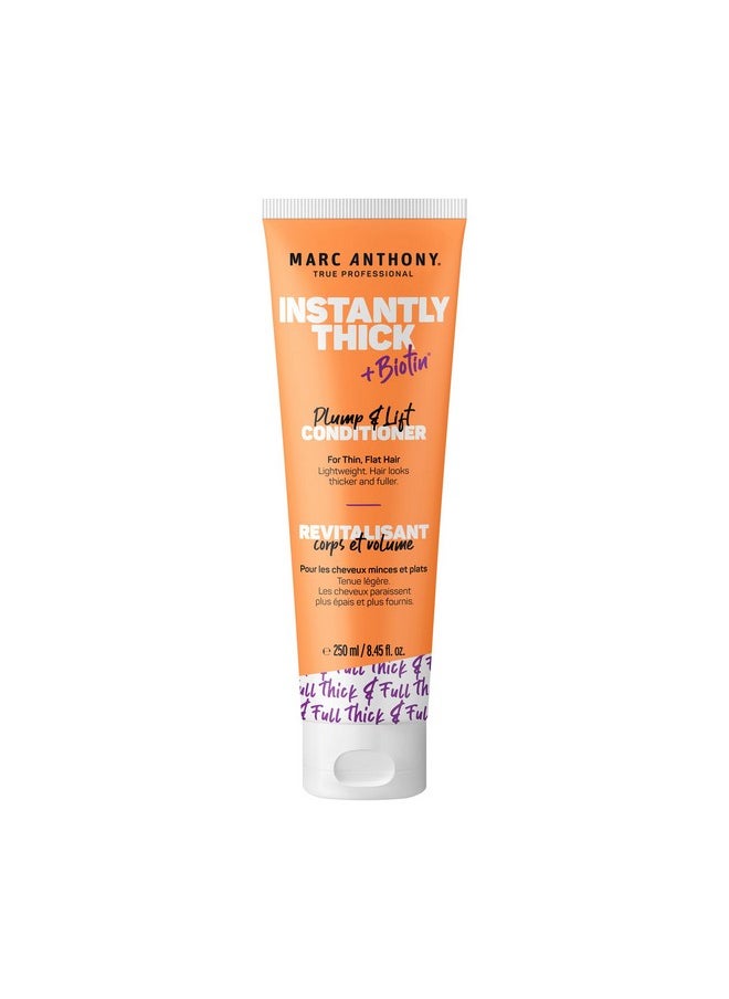 Marc Anthony Instantly Thick Biotin Conditioner, 8.45 oz - Volumizing & Moisturizing Hair Product for Thin, Flat or Dry Hair - Paraben-free, Sulfate-free, Phthalate-free