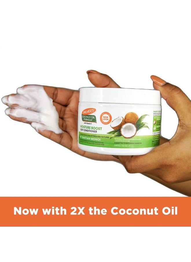 Palmer's Coconut Oil Formula Moisture Boost Deep Hair Conditioner, 12 Ounce