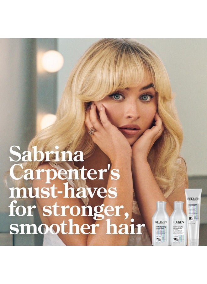 Redken Bonding Leave In Conditioner for Damaged Hair | Acidic Bonding Concentrate | Sulfate Free Leave In Treatment | Strengthens Weak Hair | Hair Repair | Safe for Color-Treated Hair & All Hair Types