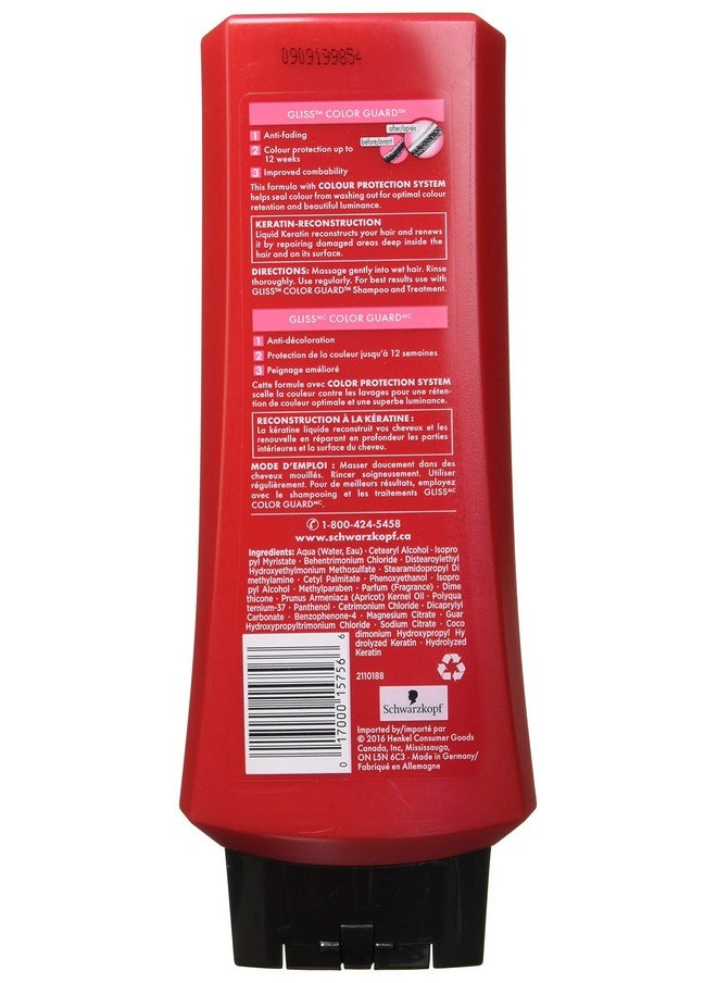 Gliss Hair Repair Color Guard Hair Conditioner With Liquid Keratin, 13.6 Oz