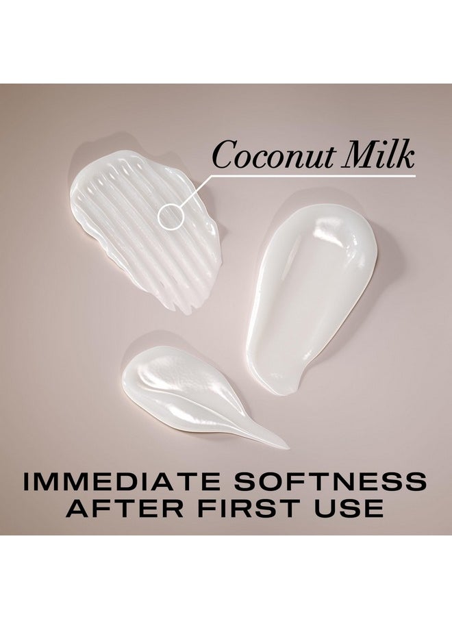 OGX Nourishing + Coconut Milk Conditioner, Hydrating & Restoring Conditioner Moisturizes for Soft Hair After the First Use, Paraben-Free, Sulfate-Free Surfactants, 25.4 fl. oz