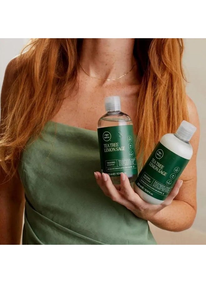 Tea Tree Lemon Sage Thickening Conditioner, Builds Body + Boosts Volume, For Fine Hair, 33.8 fl. oz.