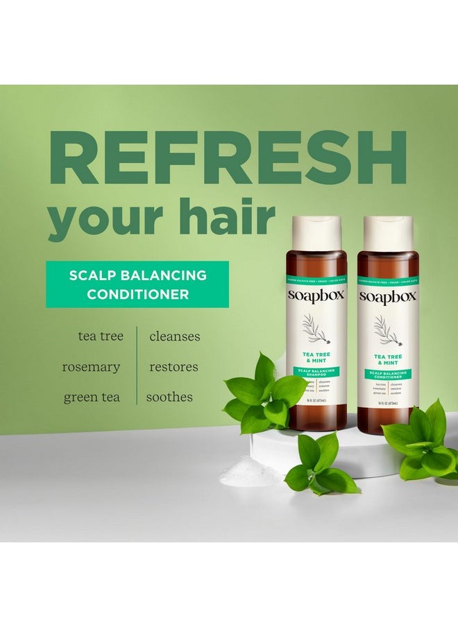 Soapbox Conditioner, Tea Tree with Shea Butter, 3 Count