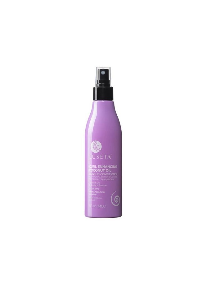 Luseta Leave in Conditioner for Curly with Coconut Oil Promotes Shining, Bouncy, Frizz-free, Sulfate Free Paraben Free 8.5Fl Oz