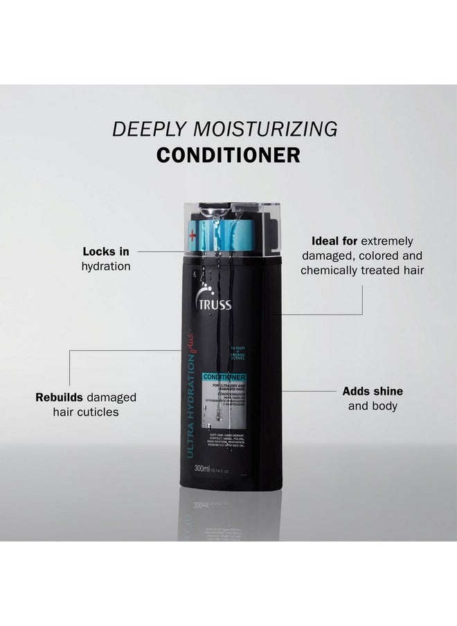 Truss Ultra Hydration PLUS Conditioner - For Extremely Dry, Damaged Hair, Intensive Repair, Hydration, Color Protection, Anti-Frizz Conditioner, Ideal for All Hair Types & Textures