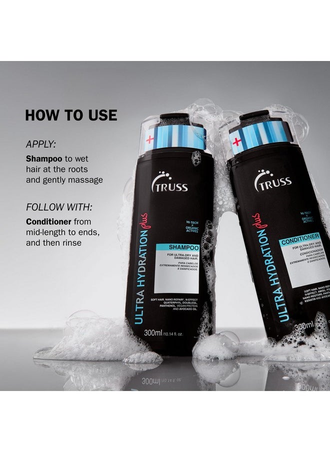 Truss Ultra Hydration PLUS Conditioner - For Extremely Dry, Damaged Hair, Intensive Repair, Hydration, Color Protection, Anti-Frizz Conditioner, Ideal for All Hair Types & Textures