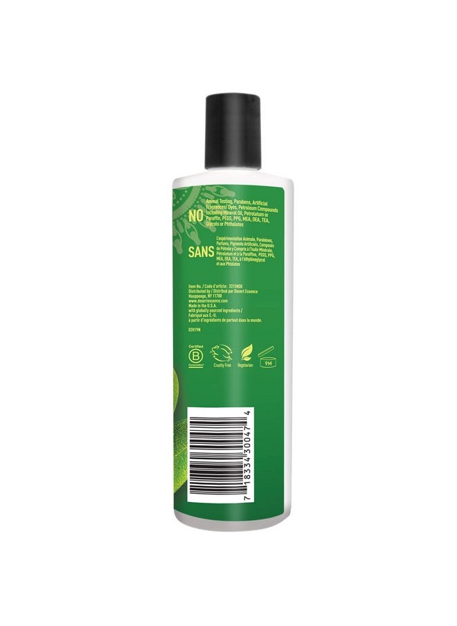 Desert Essence Tea Tree Replenishing Conditioner - 12.7 Fl Ounce - Peppermint & Yucca - Eucalyptus Oil - Vitamin E - Keratin - Murumuru Butter For Dull, Damaged Hair - Reduces Hair Breakage & Flaking