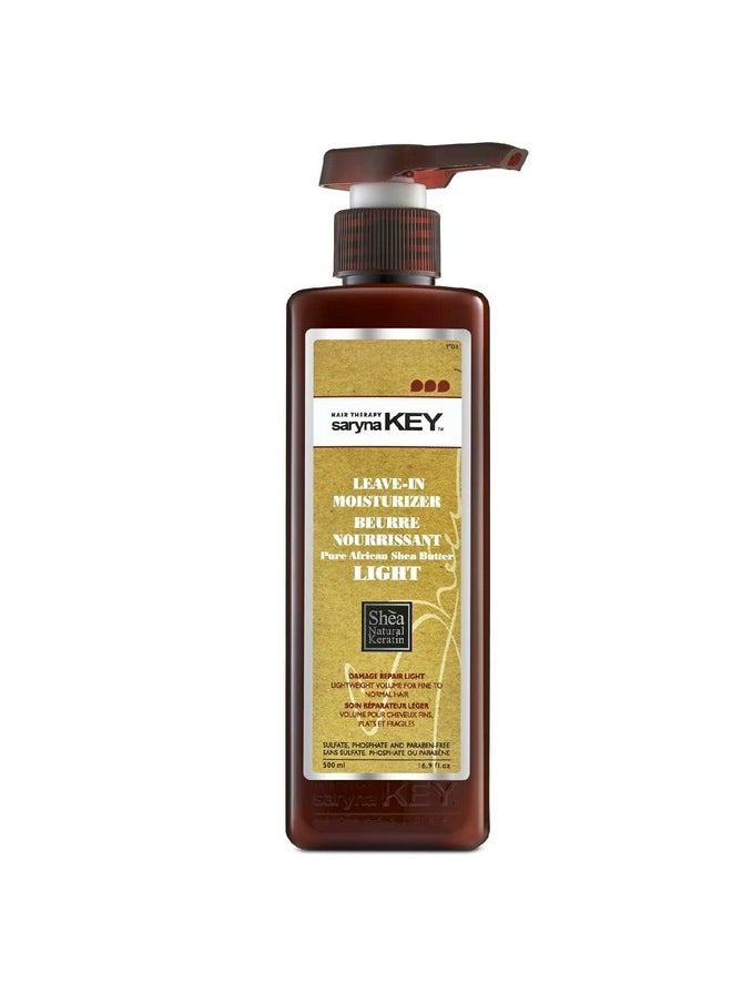 SARYNA KEY Damage Repair Light Hair Styling Cream - Ultra-hydrating Styling Cream Detangles, Smoothes and Controls Frizz (500ml/16.9oz)