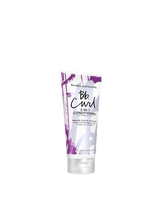 Bumble and bumble Curl 3-in-1 Conditioner | For Moisturized Curls | Anti Frizz + Color Safe | Coily, Curly, Wavy | With Jojaba Oil, Avocado Oil + Coconut Oil | Standard Size, 6.7 fl. oz.