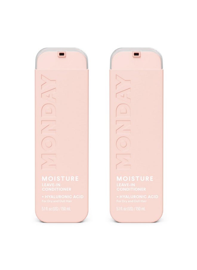 MONDAY HAIRCARE Moisture Leave-in Conditioner 5 Oz Dual Pack