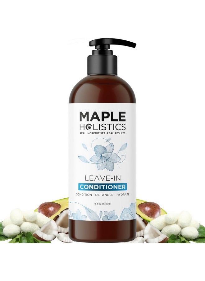 Leave In Conditioner for Dry Damaged Hair - Ultra Moisturizing Deep Conditioner for Dry Damaged Hair and Frizz Control with Silk Amino Acids - Smoothing Leave In Conditioner for Curly Hair Moisturizer