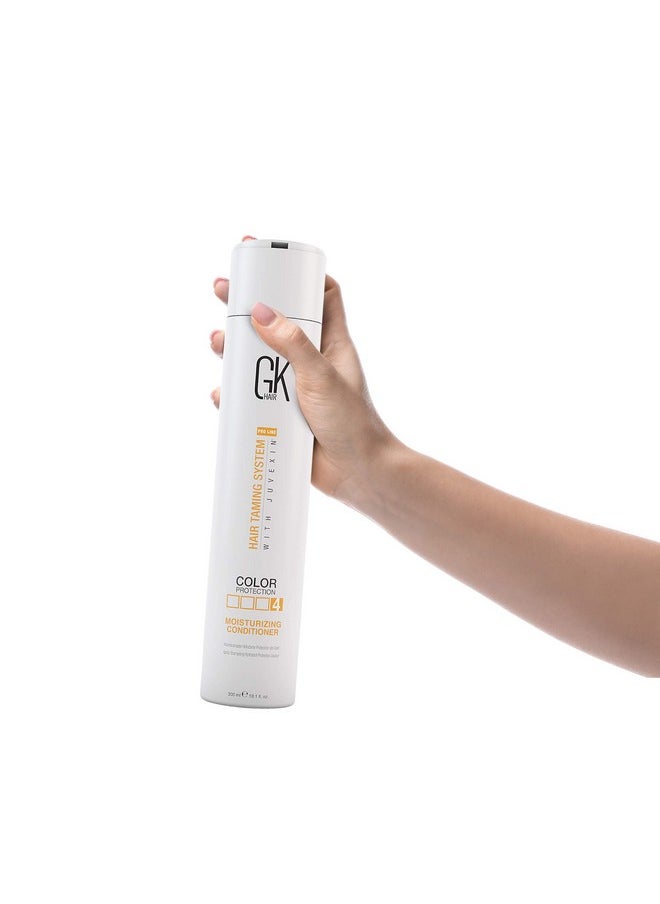 GK HAIR Global Keratin Moisturizing Conditioner (300ml/10.1 Fl Oz) for Hydrating Color Protection Dry Damage Curly Frizzy Color Treated Hair Repair Organic Paraben Sulfate Free All Hair Types
