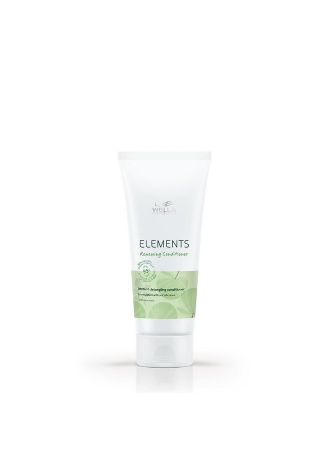 Wella Professionals Elements Gentle Renewing Conditioner| Gentle, Silicone-Free | Instant Detangling Conditioner| For All Hair Types| 6.7 Fl Oz