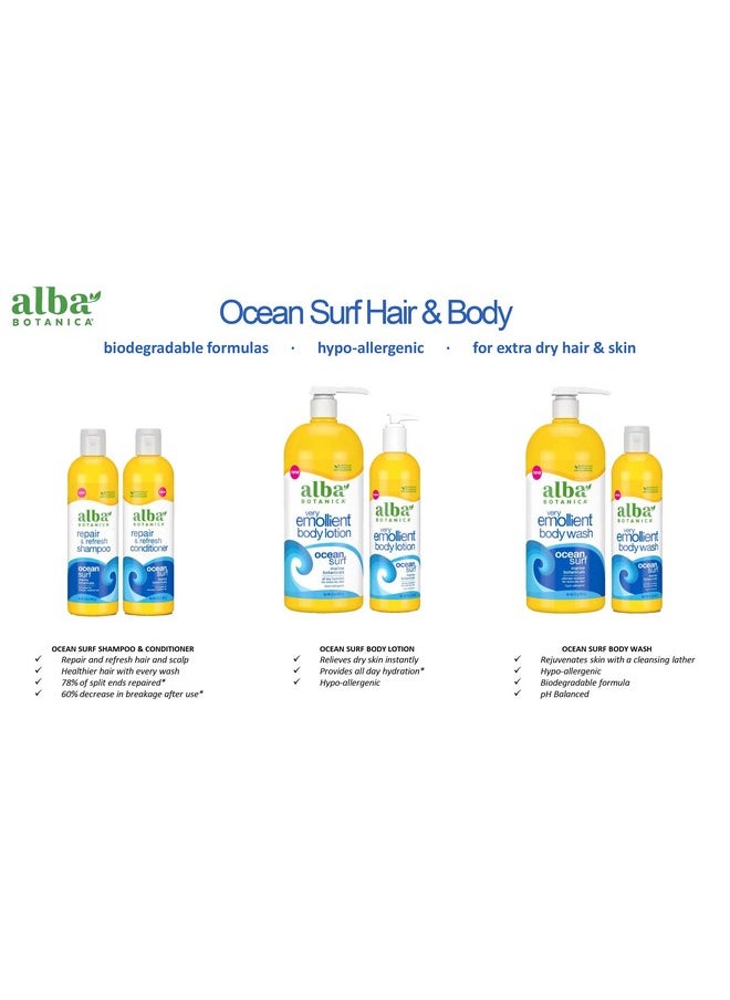 Alba Botanica Repair & Refresh Conditioner, Ocean Surf, 12 Oz