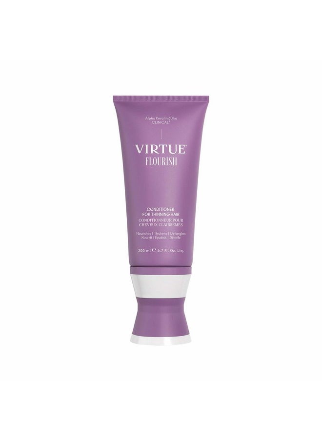 Virtue Flourish Conditioner for Thinning Hair | Nourishes, Thickens, Detangles Thinning Hair