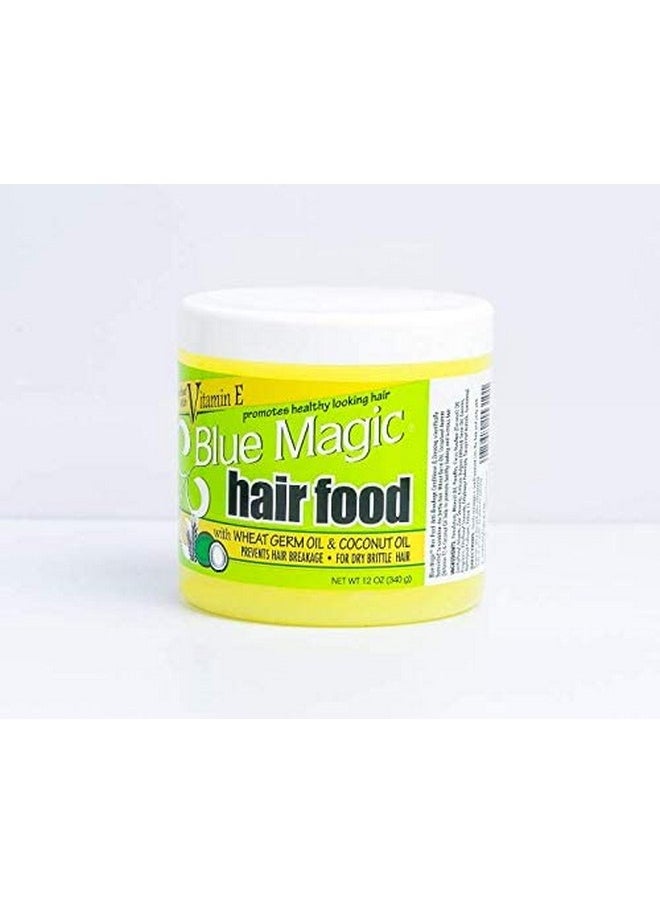 Blue Magic Hair Food BLMHFOO, Coconut, 12 Ounce