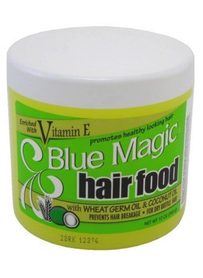 Blue Magic Hair Food BLMHFOO, Coconut, 12 Ounce