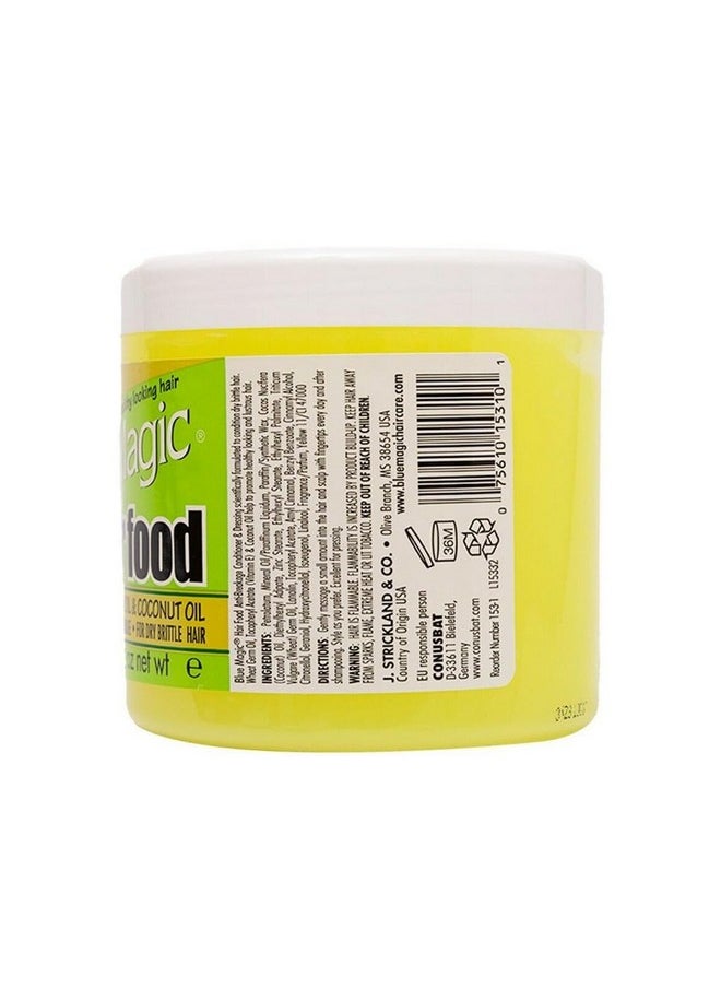 Blue Magic Hair Food BLMHFOO, Coconut, 12 Ounce