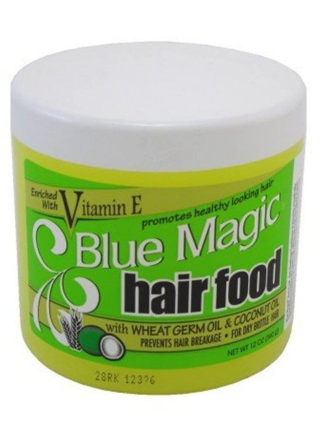 Blue Magic Hair Food BLMHFOO, Coconut, 12 Ounce