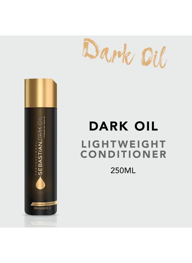 Sebastian Dark Oil Lightweight Conditioner Infused with Jojoba Oil and Argan Oil, 8.4 oz