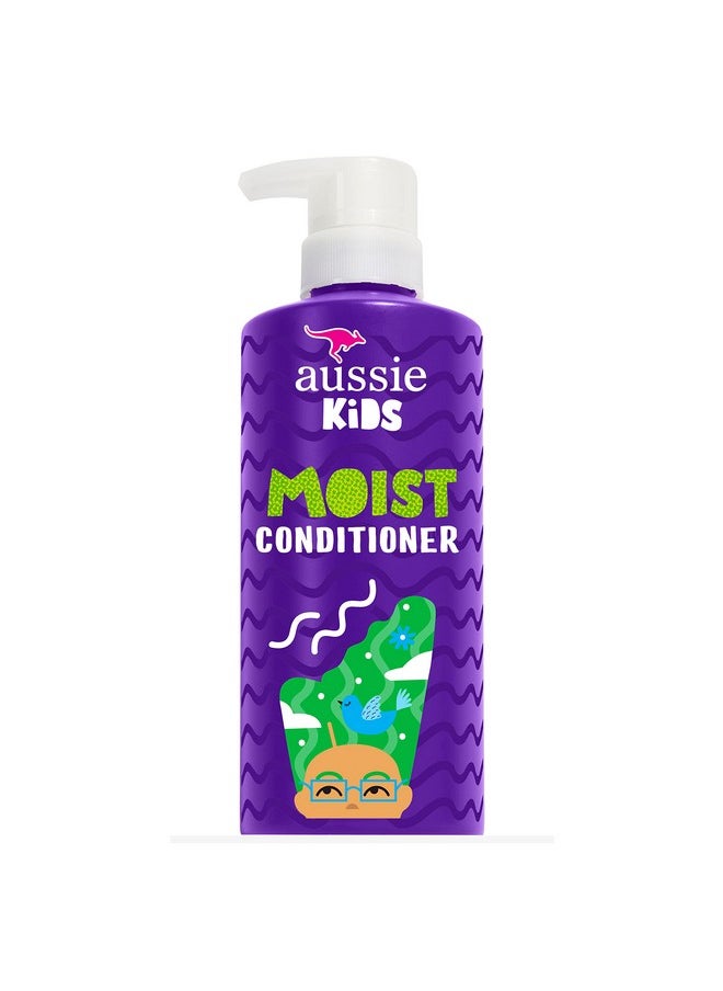 Aussie Kids Moist Sulfate Free Conditioner for Kids, 16 fl oz, Pack of 4