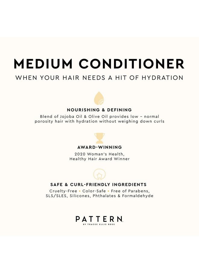 PATTERN Beauty by Tracee Ellis Ross Medium Conditioner - Hydration & Slip for Curly Hair 3a-4a, 13 Fl Oz