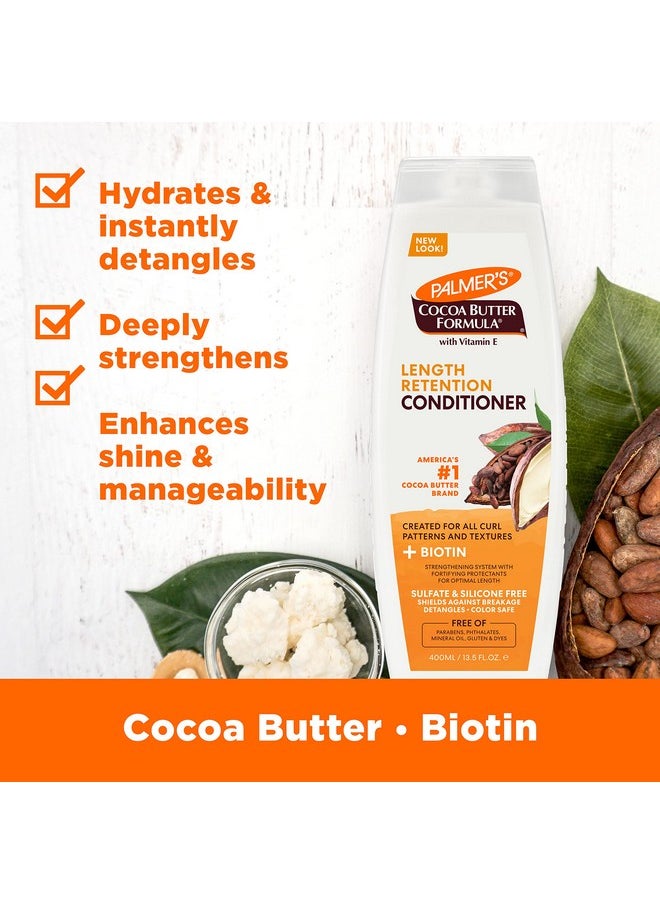 Palmer's Cocoa Butter & Biotin Length Retention Conditioner, 13.5 Ounce