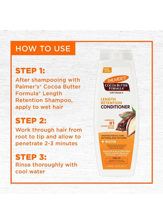 Palmer's Cocoa Butter & Biotin Length Retention Conditioner, 13.5 Ounce