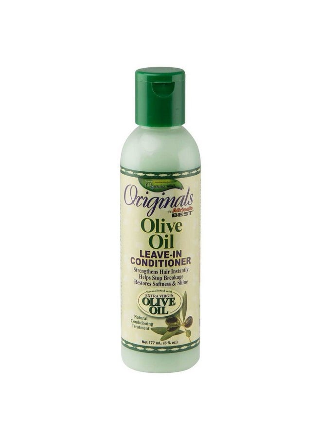 Originals by Africa's Best Olive Oil Leave-In Conditioner, Stop Breakage and Strengthen Hair Instantly, Restores Shine, Moisturizing, Strengthening, Revitalizing, 6 oz