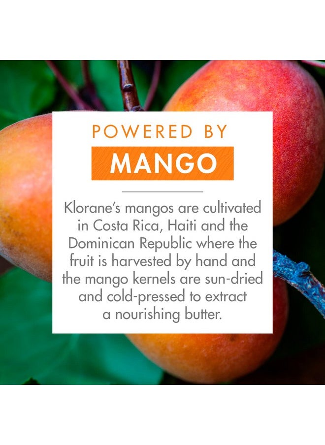 Klorane Nourishing Leave-in Cream with Mango Butter, Moisturize, Hydrate and Smoothe Dry Hair, Paraben, Silicone, Sulfate Free, 4.2 oz.