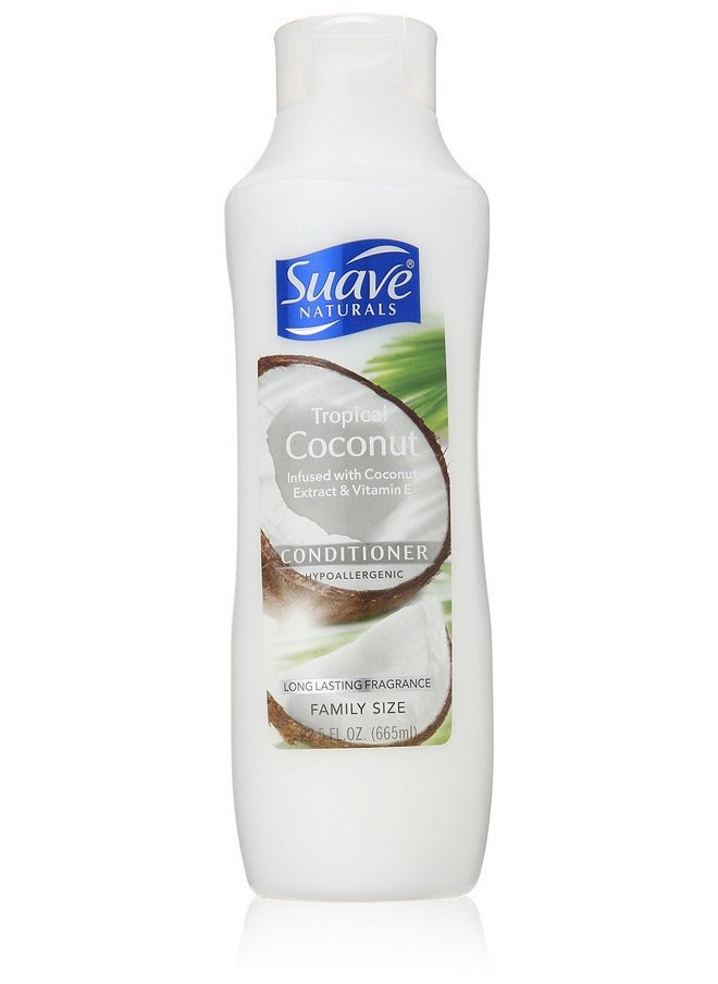 Suave Naturals Conditioner - Tropical Coconut - 22.5 oz - 2 pk