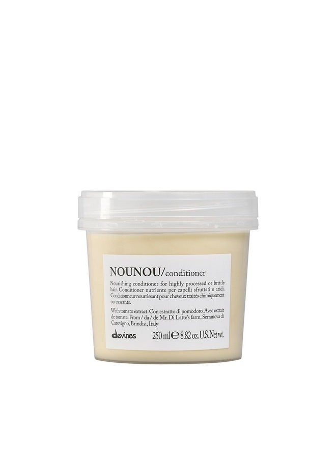 Davines NOUNOU Conditioner | Hydrating Deep Conditioner for Bleached, Permed, Relaxed, Damaged or Very Dry Hair | Replenishes Chemically Processed Hair | 8.45 fl oz