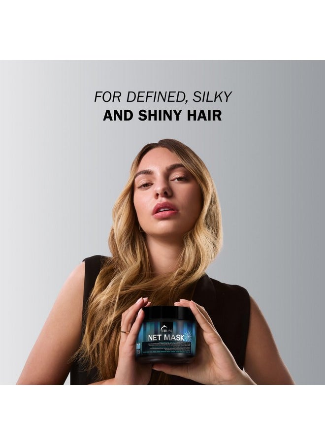TRUSS Net Hair Mask - Deep Conditioning Treatment + Hair Repair Mask for Curly Hair - Detangle + Hydrate Curls while Soothing Damage - Anti Frizz + Humidity Blocking (19.40 oz)