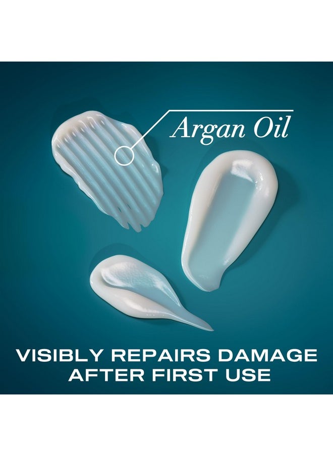 OGX Renewing Argan Oil of Morocco Conditioner, 25.4 fl. oz - Repair Conditioner for Dry, Damaged Hair, Paraben-Free, Sulfate-Free Surfactants, Strengthen & Repair with LipiPro Shield Technology