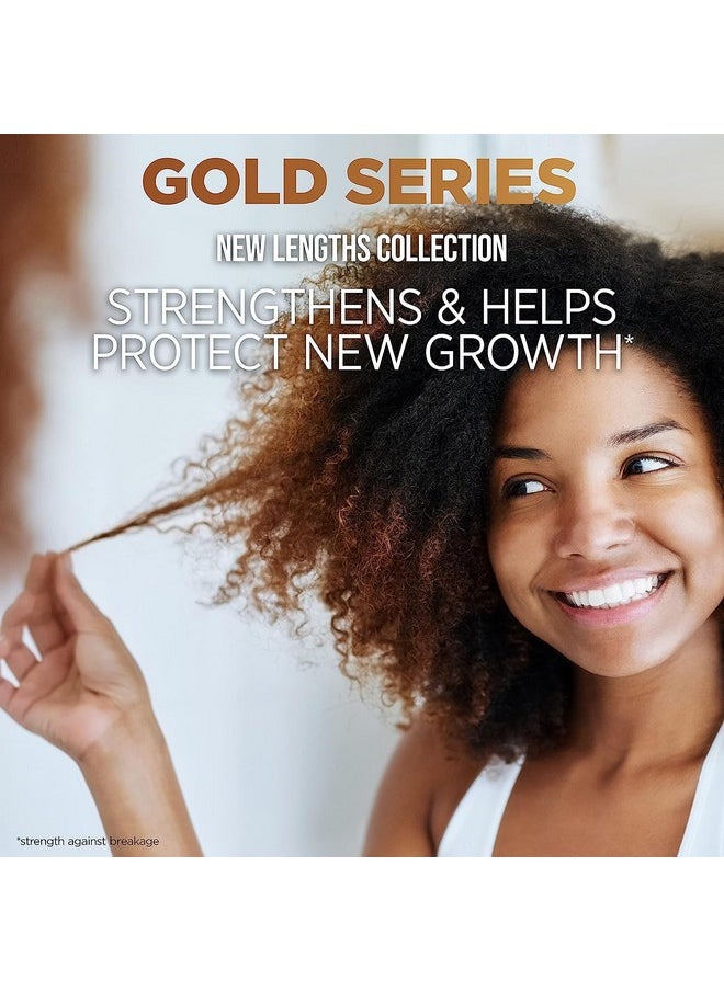 Pantene Gold Series Root Rejuvenating Conditioner with Apricot Oil & Green Tea, Moisturizes & Fortifies, for Natural, Textured, Curly, Coily Hair, Sulfate Free, 11.1 Fl Oz
