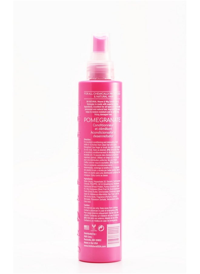 On Natural Weave & Wig Conditioner & Detangler, Pomegranate, 8 Fluid Ounce