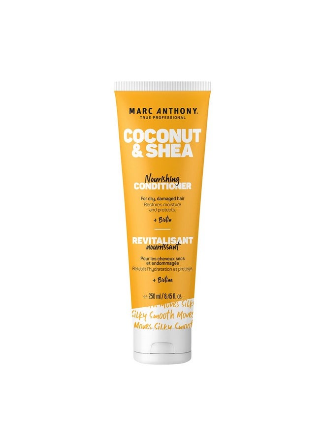 Marc Anthony Volumizing Conditioner with Coconut Oil & Shea Butter - Nourishing & Hydrating Haircare with Biotin for Dry & Damaged Hair - Restore Moisture & Protects Hair - Paraben & Sulfate Free