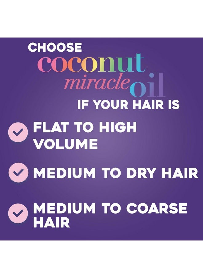 OGX Extra Strength Damage Remedy + Coconut Miracle Oil Conditioner for Dry, Frizzy or Coarse Hair, Hydrating & Flyaway Taming Conditioner, Paraben-Free, Sulfate-Free Surfactants, 25.4 Fl Oz