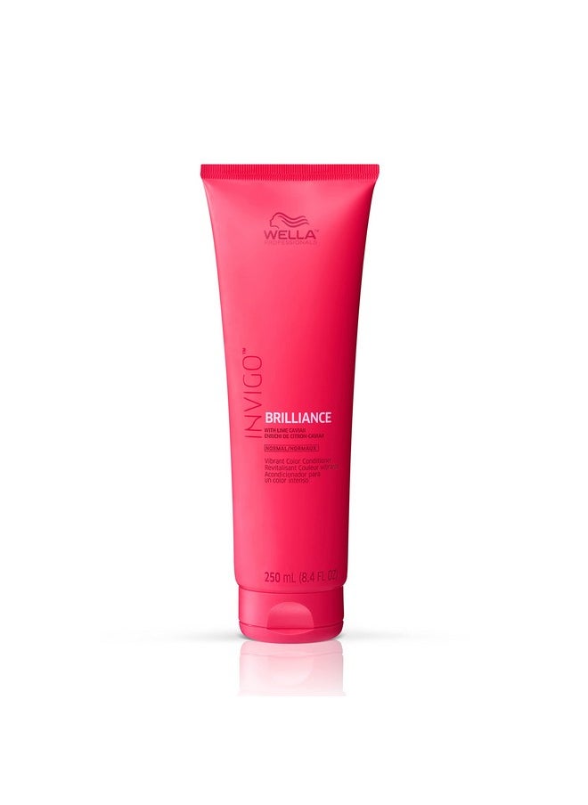 Wella Professionals Invigo Brilliance Conditioner for Colored Hair, 8.4 oz (Pack of 1) | fine/normal
