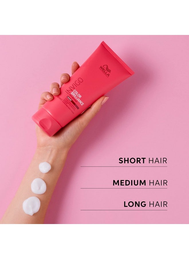 Wella Professionals Invigo Brilliance Conditioner for Colored Hair, 8.4 oz (Pack of 1) | fine/normal