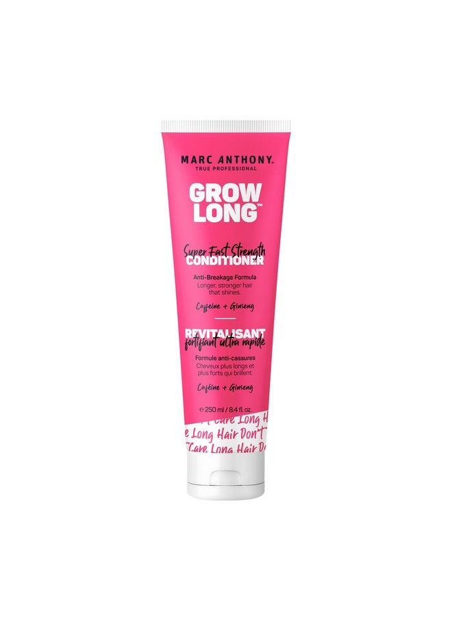 Marc Anthony Strengthening Conditioner, Grow Long - Anti-Frizz, Anti-Breakage & Nourishing Formula For Split Ends, & Hair Growth - Biotin, Vitamin E, Caffeine & Ginseng for Dry & Damaged Hair
