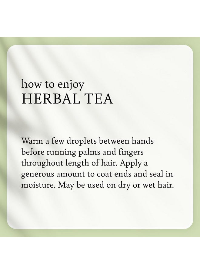 Camille Rose Herbal Tea leave in Hair Oil, with Jojoba and Lavender to Seal Moisture and Soften Strands, for all Hair Types, 9 fl oz