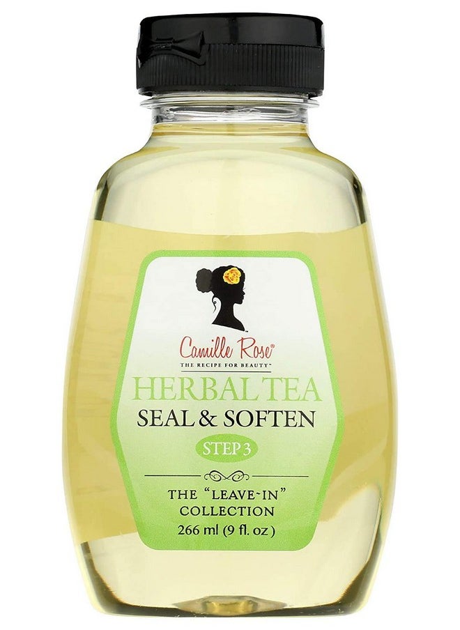 Camille Rose Herbal Tea leave in Hair Oil, with Jojoba and Lavender to Seal Moisture and Soften Strands, for all Hair Types, 9 fl oz