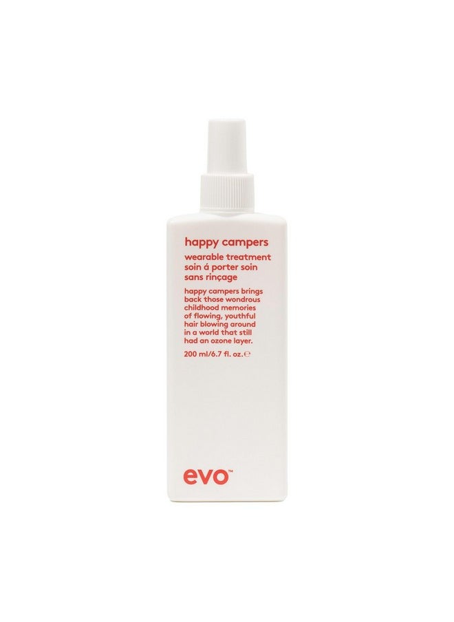 evo Happy Campers Wearable Treatment - Daily Hair Treatment to Strengthen and Protect - Reduces Frizz and Provides UV Protection - 200ml / 6.8oz