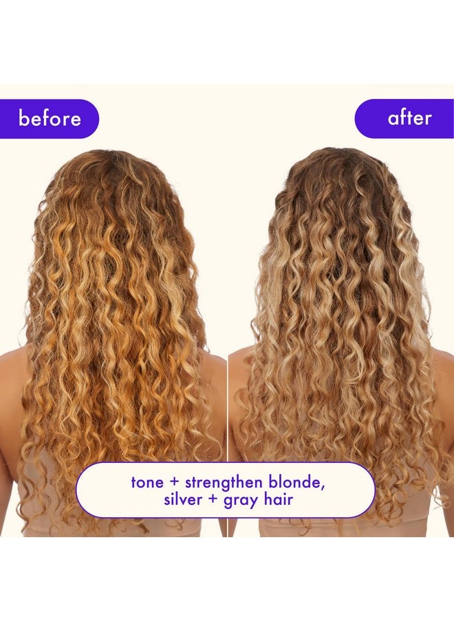 amika bust your brass cool blonde strength repair conditioner, 275ml