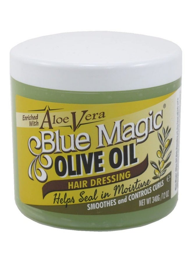 Blue Magic Olive Oil Hair Dressing with Aloe Vera 12 Ounce