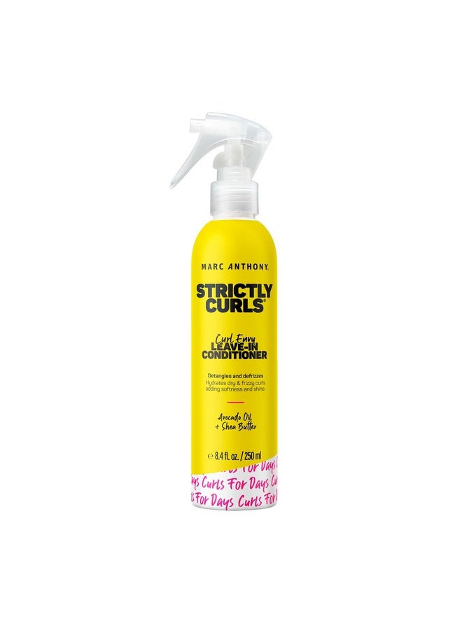 Marc Anthony Leave-In Conditioner, Strictly Curls - Shea Butter, Vitamin E & Avocado Oil Softens & Defines Coarse Curls - Sulfate-Free Anti-Frizz Styling Product For Curly, & Wavy Hair