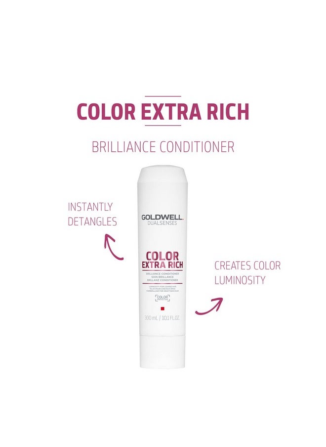 Goldwell Dualsenses Color Extra Rich Brilliance Conditioner, 10.1 Fl Oz (Pack of 1)