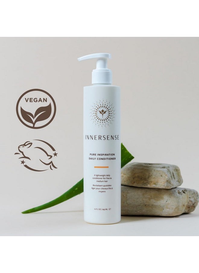 INNERSENSE Organic Beauty - Natural Pure Inspiration Daily Conditioner | Non-Toxic, Cruelty-Free, Clean Haircare (10oz)